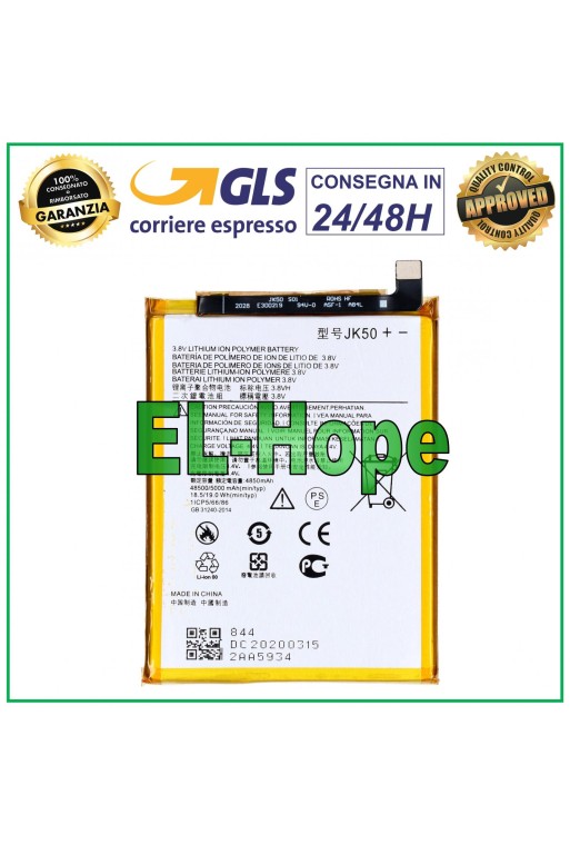 BATTERY JK50 FOR MOTOROLA MOTO G20 XT2128 XT-2128 5000 mAh EQUAL TO ORIGINAL 