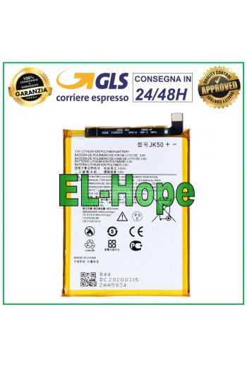 BATTERY JK50 FOR MOTOROLA MOTO G PLAY 2021 XT2093 5000mAh EQUAL TO ORIGINAL
