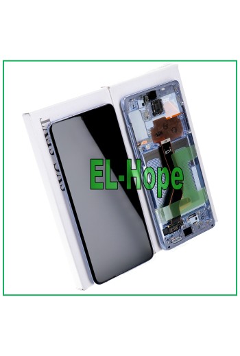 ORIGINAL FRAME LCD DISPLAY SAMSUNG GALAXY S20+ PLUS SM-G985 G986 TOUCH PURPLE