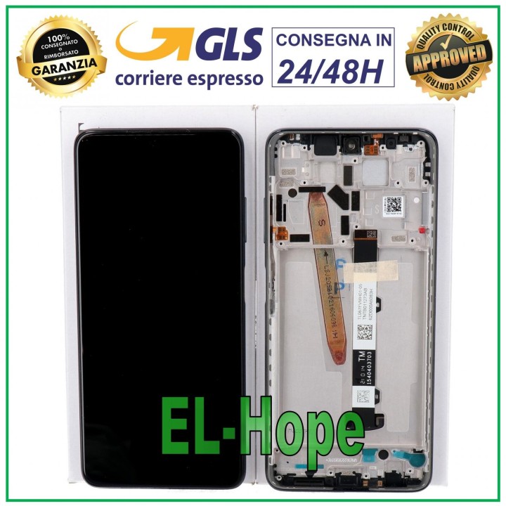 ORIGINAL TOUCH LCD DISPLAY + FRAME XIAOMI POCO X3 M2007J20CG M2007J20CT BLACK