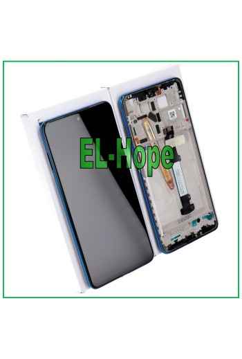LCD DISPLAY + ORIGINAL FRAME XIAOMI POCO X3 NFC M2007J20CI TOUCH SCREEN BLUE