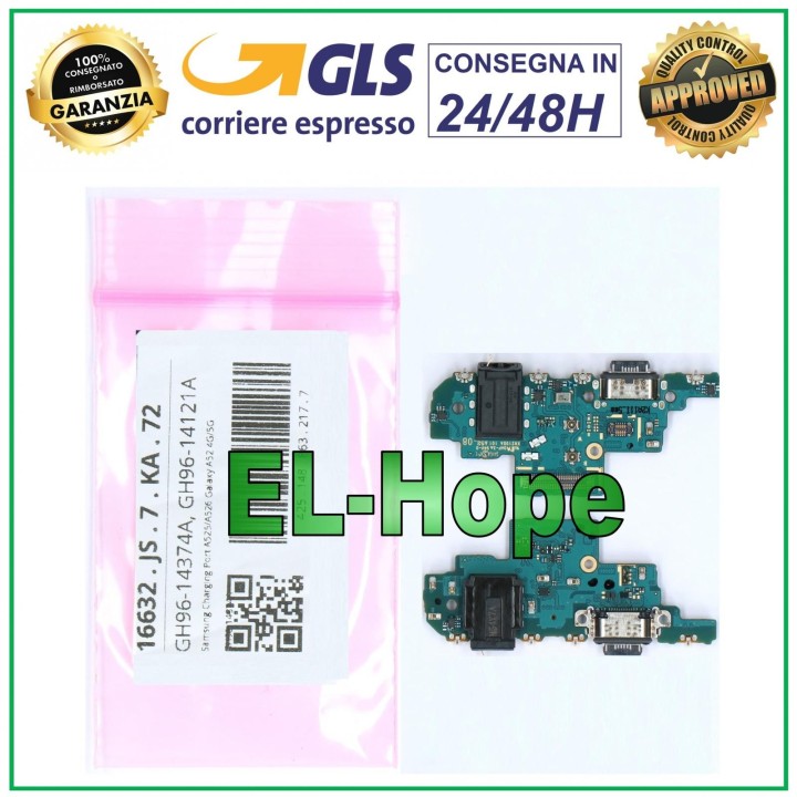 ORIGINAL DOCK CHARGING CONNECTOR SERVICE SAMSUNG GALAXY A52 5G SM A526 A526F B