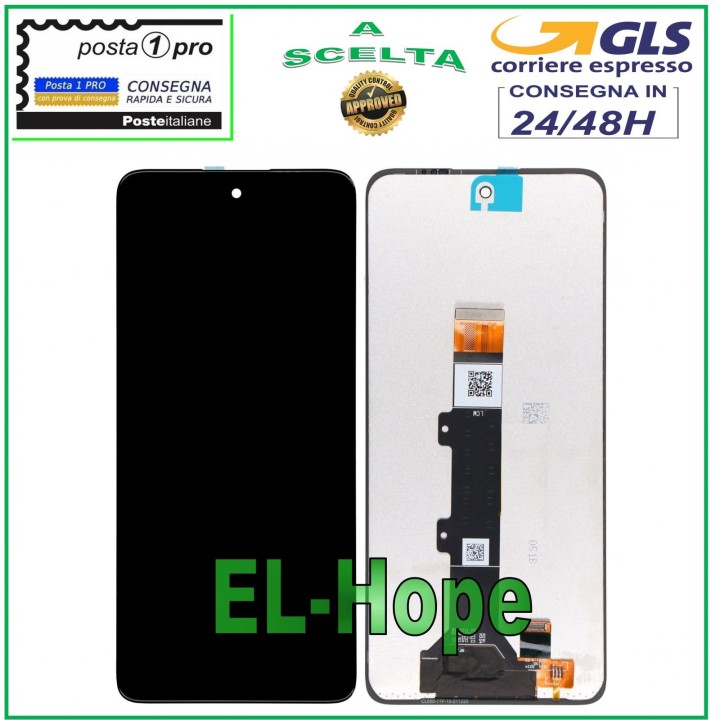 LCD DISPLAY FOR MOTOROLA MOTO E32 XT2227 XT-2227 TOUCH SCREEN GLASS MONITOR BLACK