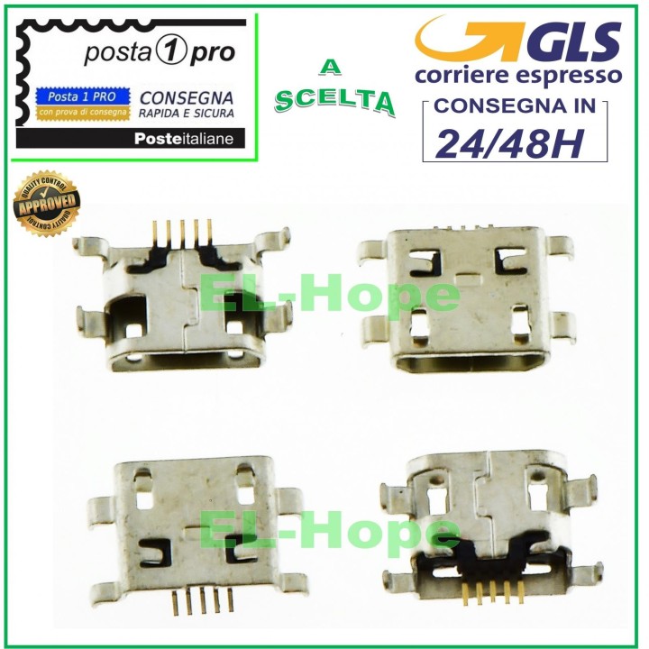 CHARGING CONNECTOR FOR MEDIACOM SMARTPAD IPRO 100B M-IPRO100B MICRO USB CHARGING