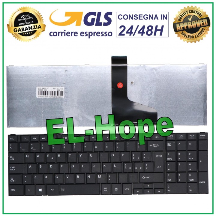 ITA KEYBOARD FOR TOSHIBA SATELLITE PRO L870 L861 P850 P855 P860 P8 P861 NOTEBOOK