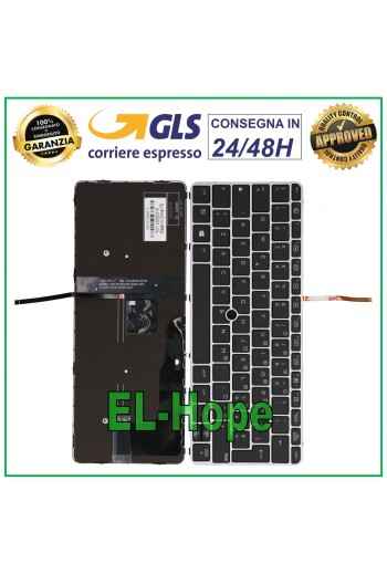 ITALIAN KEYBOARD FOR HP ELITEBOOK 826631 815391 001 FRAME BACKLIT BLACK