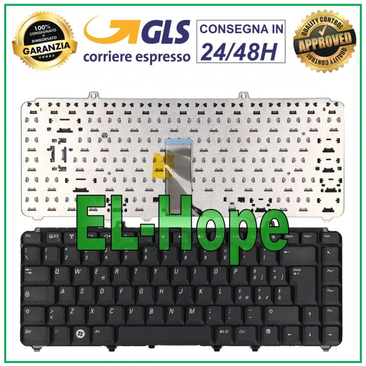 ITALIAN KEYBOARD FOR DELL NOTEBOOK Dell Vostro 1000 1014 1400 1500 BLACK