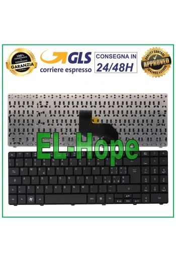 ITA NOTEBOOK KEYBOARD EMACHINES E430 E525 E625 E627 E628 E630 E527 E725 BLACK