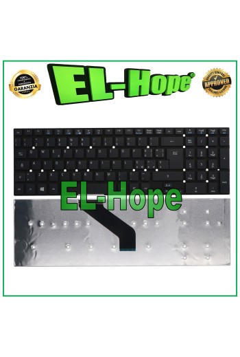 ITA KEYBOARD FOR ACER ASPIRE ES1- 571 711 E1-532P E1-570 E1-570 G BLACK NOTEBOOK