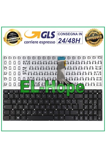 ASUS X554 X554L X554LA F553 D550CA FLAT SHORT BLACK ITALIAN NOTEBOOK KEYBOARD