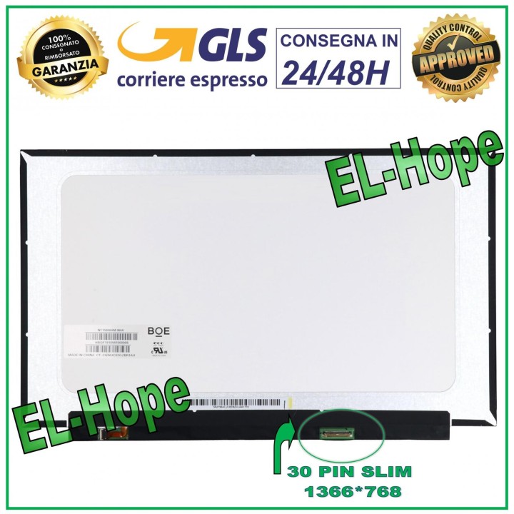 DISPLAY MB156AN01-5 LCD NOTEBOOK 15.6 30 PIN SLIM 1366*768 HD LED SCREEN