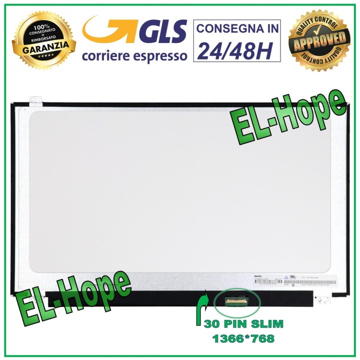 LCD DISPLAY FOR LENOVO IDEAPAD 320-15ABR 15.6 30 PIN SLIM 1366*768 HD SCREEN