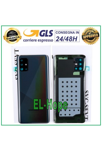 ORIGINAL SAMSUNG GALAXY A51 SM-A515 BACK COVER BATTERY COVER PRISM BLACK