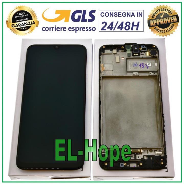 ORIGINAL DISPLAY FRAME SAMSUNG M21S SM-M217F M217 TOUCH SCREEN BLACK GH82-22405A