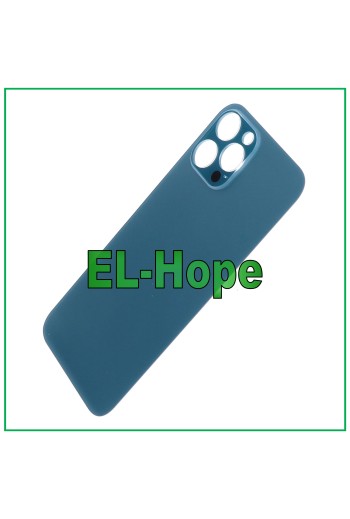 BACK GLASS FOR IPHONE 12 PRO MAX BIG HOLE COVER PACIFIC BLUE