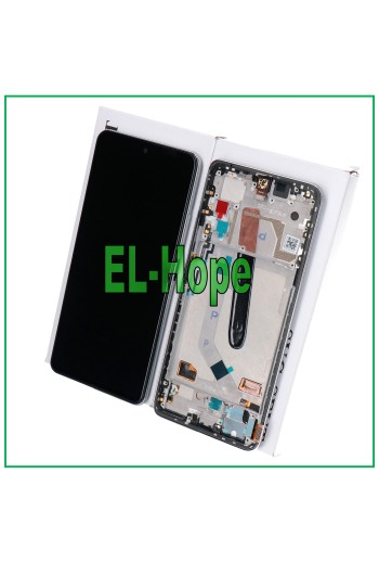 ORIGINAL LCD DISPLAY FRAME XIAOMI POCO F3 M2012K11AG TOUCH SCREEN GLASS WHITE