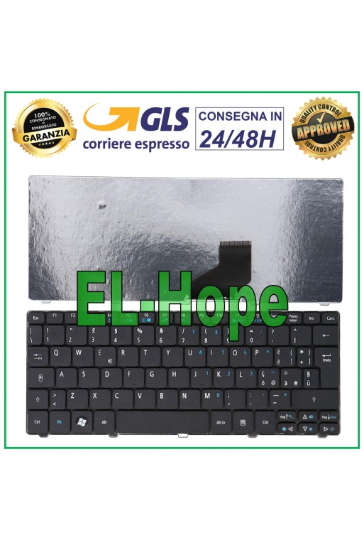 ITA KEYBOARD NOTEBOOK ACER ASPIRE ONE D260 D270 PAV70 NAV70 NAV51 NAV50 D257 