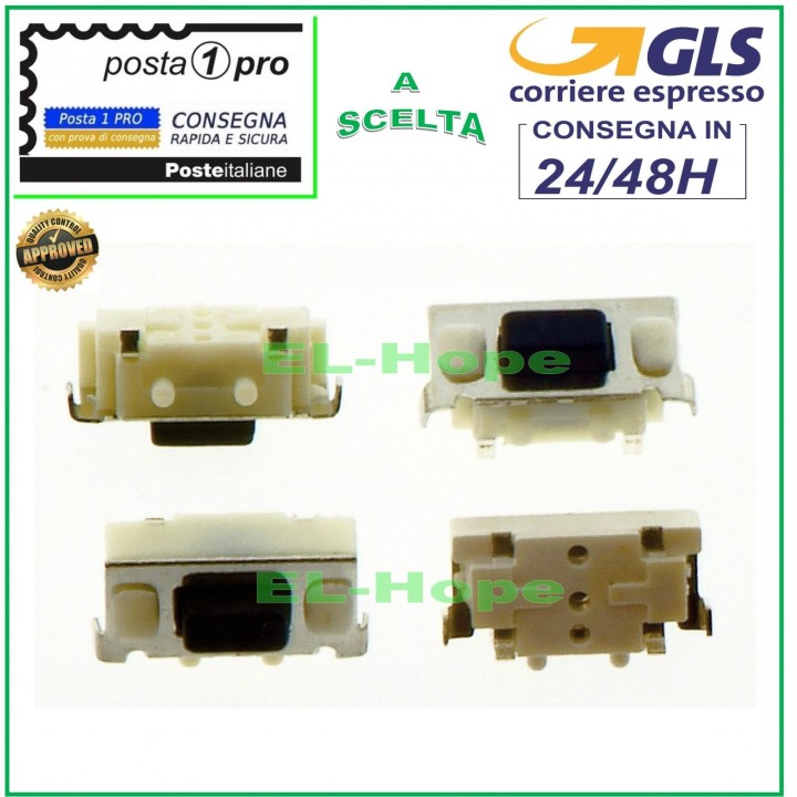 MICRO SWITCH POWER ON OFF VOLUME BUTTON FOR TABLET INNO HIT 6X4X3mm