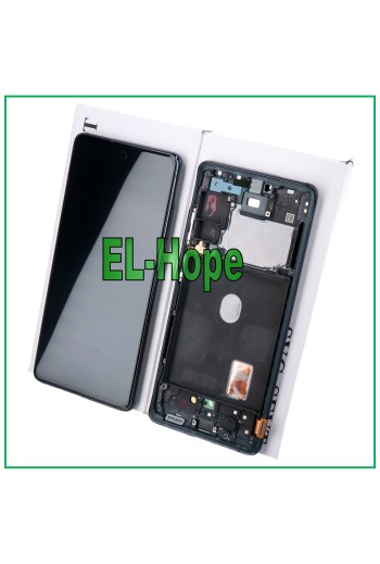 ORIGINAL FRAME LCD DISPLAY SAMSUNG GALAXY S20 FE SM-G781F TOUCH SCREEN NAVY BLUE