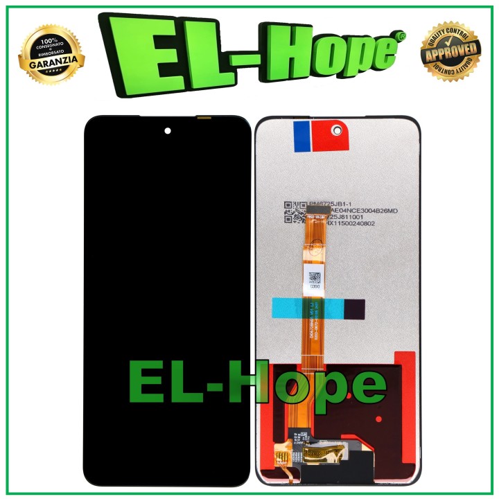 LCD DISPLAY FOR OPPO REALME C65 5G TOUCH SCREEN GLASS ASSEMBLED BLACK