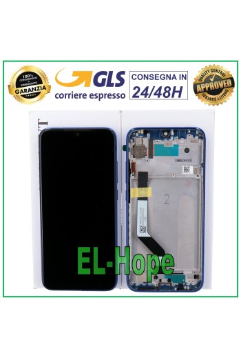 LCD DISPLAY + ORIGINAL FRAME XIAOMI REDMI M1901F7G M1901F7H TOUCH SCREEN BLUE