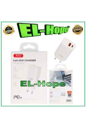QUICK CHARGE BATTERY CHARGER FOR DOOGEE 65W TRAVEL DUAL USB TYPE C WHITE