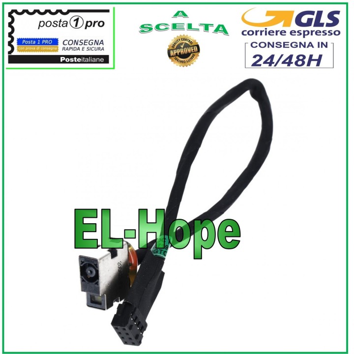 DC POWER JACK PJ584 NOTEBOOK HP 719318-S09 FLEX CHARGE POWER CONNECTOR