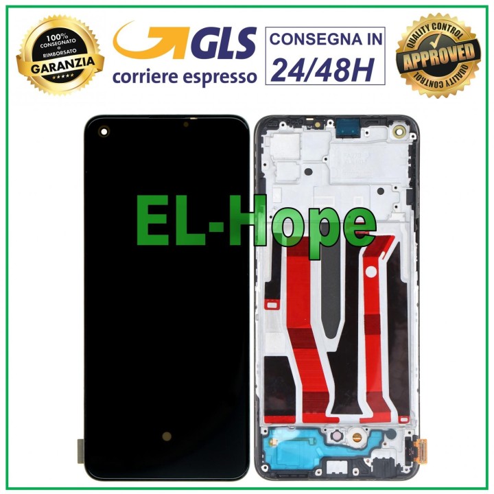 OLED LCD DISPLAY + FRAME FOR OPPO A96 5G PFUM10 PHA120 TOUCH SCREEN BLACK GLASS