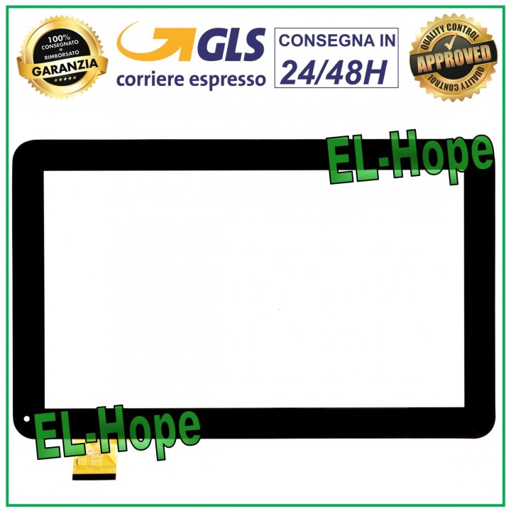 TOUCH SCREEN GLASS Master MID105S 3G Digitizer 10.1 TABLET ORIGINAL BLACK