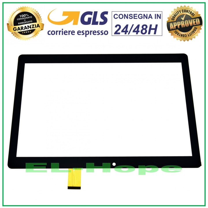 TOUCH SCREEN GLASS DP101279-F1 TABLET DIGITIZER ORIGINAL BLACK
