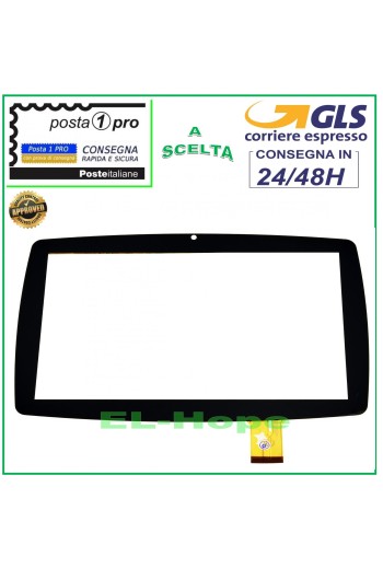 TOUCH SCREEN GLASS LISCIANI MIO TAB SMART KID MP0100942 TABLET SLIDE 7.0 BLACK