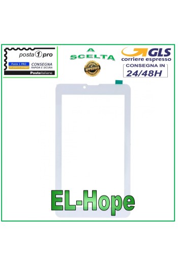 GLASS FOR TOUCH SCREEN MAJESTIC TAB 527 GLASS ORIGINAL WHITE