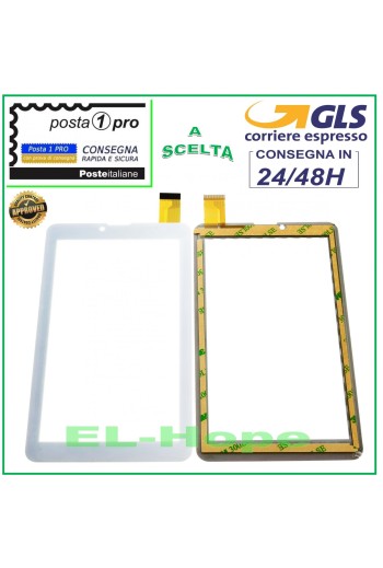 TOUCH SCREEN MASTER GLASS MID7054 3G 7 TABLET ORIGINAL WHITE
