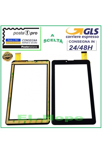 TOUCH SCREEN GLASS Master MID7048 7 TABLET ORIGINAL BLACK