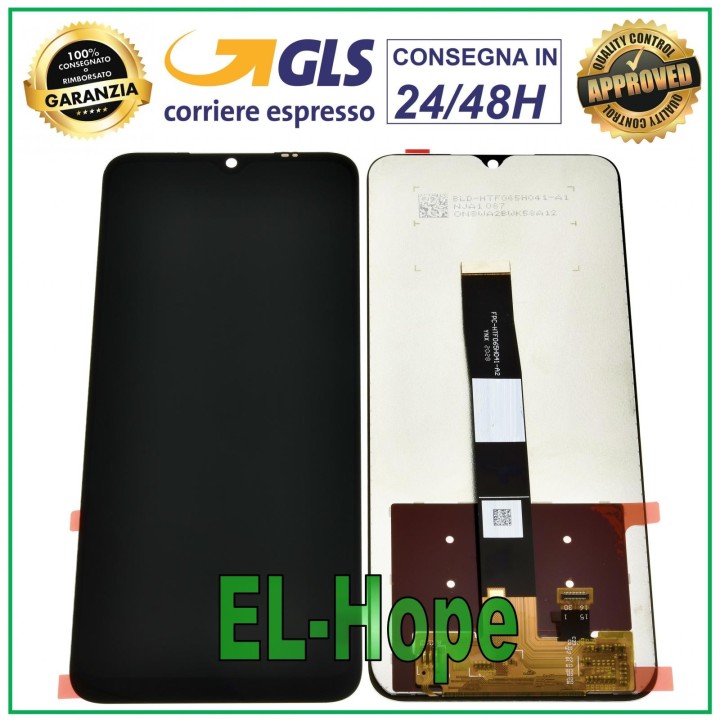 LCD DISPLAY FOR XIAOMI REDMI 9A SPORT TOUCH SCREEN ASSEMBLED SCREEN BLACK GLASS