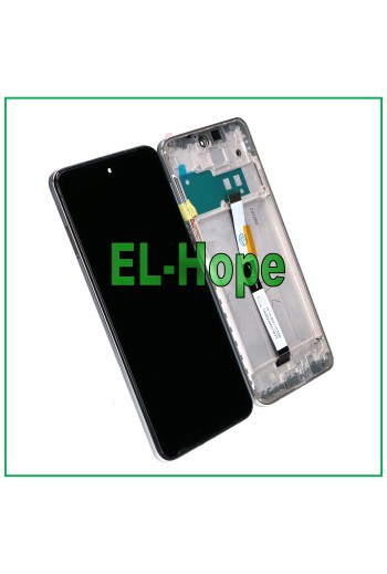 LCD DISPLAY FOR XIAOMI REDMI NOTE 10 LITE TOUCH SCREEN SILVER FRAME SCREEN