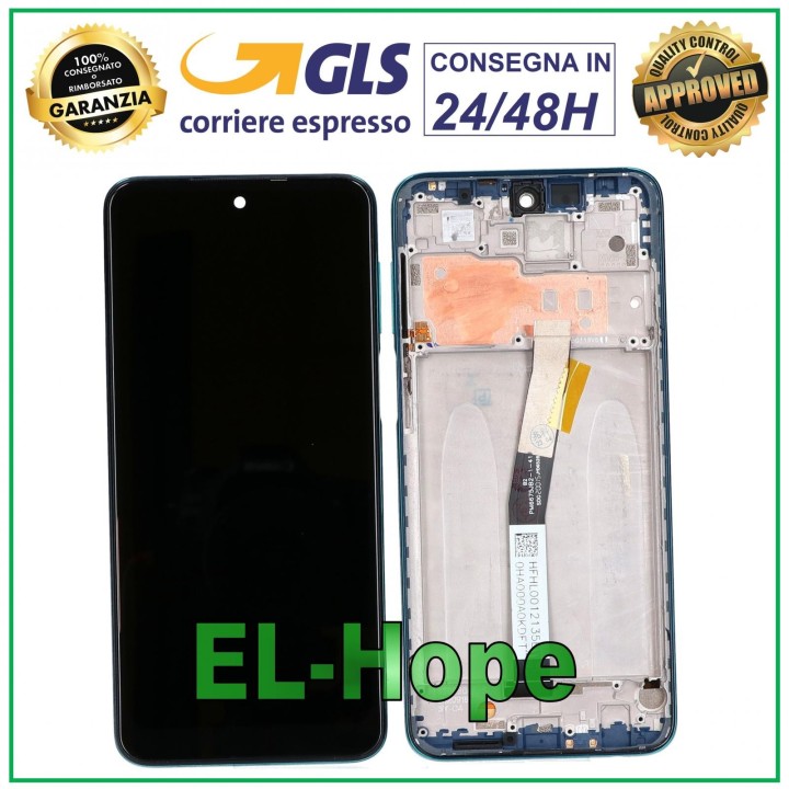 LCD DISPLAY FOR XIAOMI POCO M2 PRO MZB9623IN M2003J6CI TOUCH SCREEN FRAME BLUE