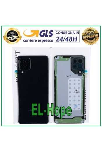 ORIGINAL SAMSUNG GALAXY A22 SM-A225 4G BACK COVER BLACK GLASS