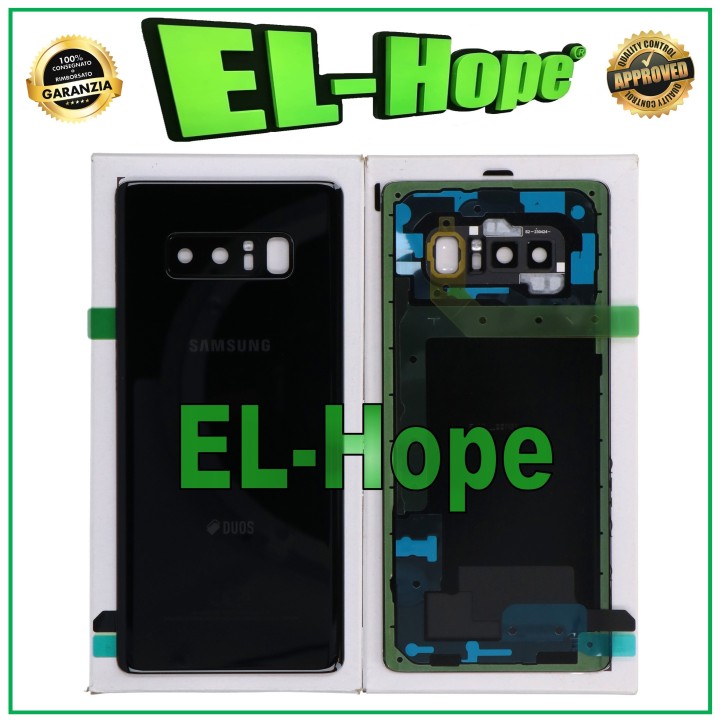 ORIGINAL SAMSUNG GALAXY NOTE 8 SM-N950 BACK COVER BLACK GLASS