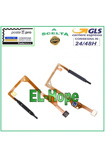 FLAT FLEX FINGERPRINT SENSOR KEY HUAWEI HONOR 10X LITE BLACK
