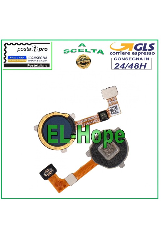 FLAT FLEX FINGERPRINT SENSOR KEY OPPO A15 CPH2185 BLACK