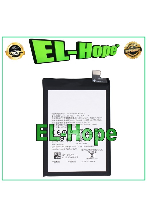BATTERY BLP837 FOR OPPO REALME 9 PRO PLUS RMX3392 RMX339 4500mAh EQUAL TO ORIGINAL