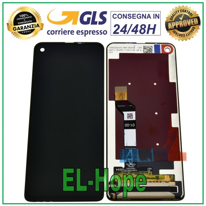 LCD DISPLAY FOR MOTOROLA MOTO ONE ACTION XT2013 TOUCH SCREEN GLASS SCREEN BLACK