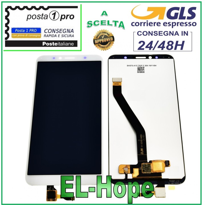 LCD DISPLAY FOR HUAWEI HONOR 7A AUM-L29 AUM-L41 TOUCH SCREEN WHITE SCREEN
