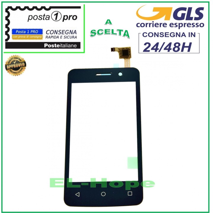 TOUCH SCREEN GLASS MEDIACOM PHONEPAD DUO G410 M-PPDG410 ORIGINAL SCREEN