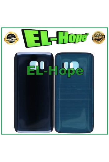 BATTERY SHELL FOR SAMSUNG GALAXY S7 SM-G930 GLASS BACK COVER BLACK