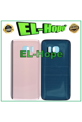 BATTERY SHELL FOR SAMSUNG GALAXY S7 SM-G930 GLASS BACK COVER PINK