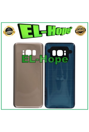 BATTERY SHELL FOR SAMSUNG GALAXY S8 SM-G950 GLASS BACK COVER GOLD