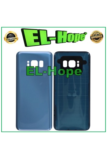 BATTERY SHELL FOR SAMSUNG GALAXY S8 SM-G950 GLASS BACK COVER BLUE