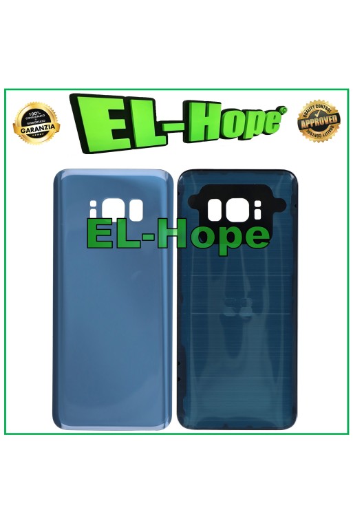 BATTERY SHELL FOR SAMSUNG GALAXY S8 SM-G950 GLASS BACK COVER BLUE